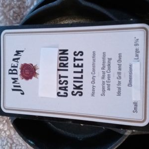 Jim Beam Cast Iron Skillet